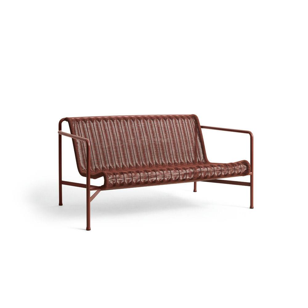 HAY Palissade Cord Lounge Sofa  Iron Red