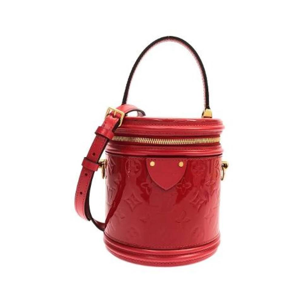 Louis Vuitton Vintage Pre-owned Vernis Cannes Bag - Vintage - Dame - Rød - ONE SIZE - Uld