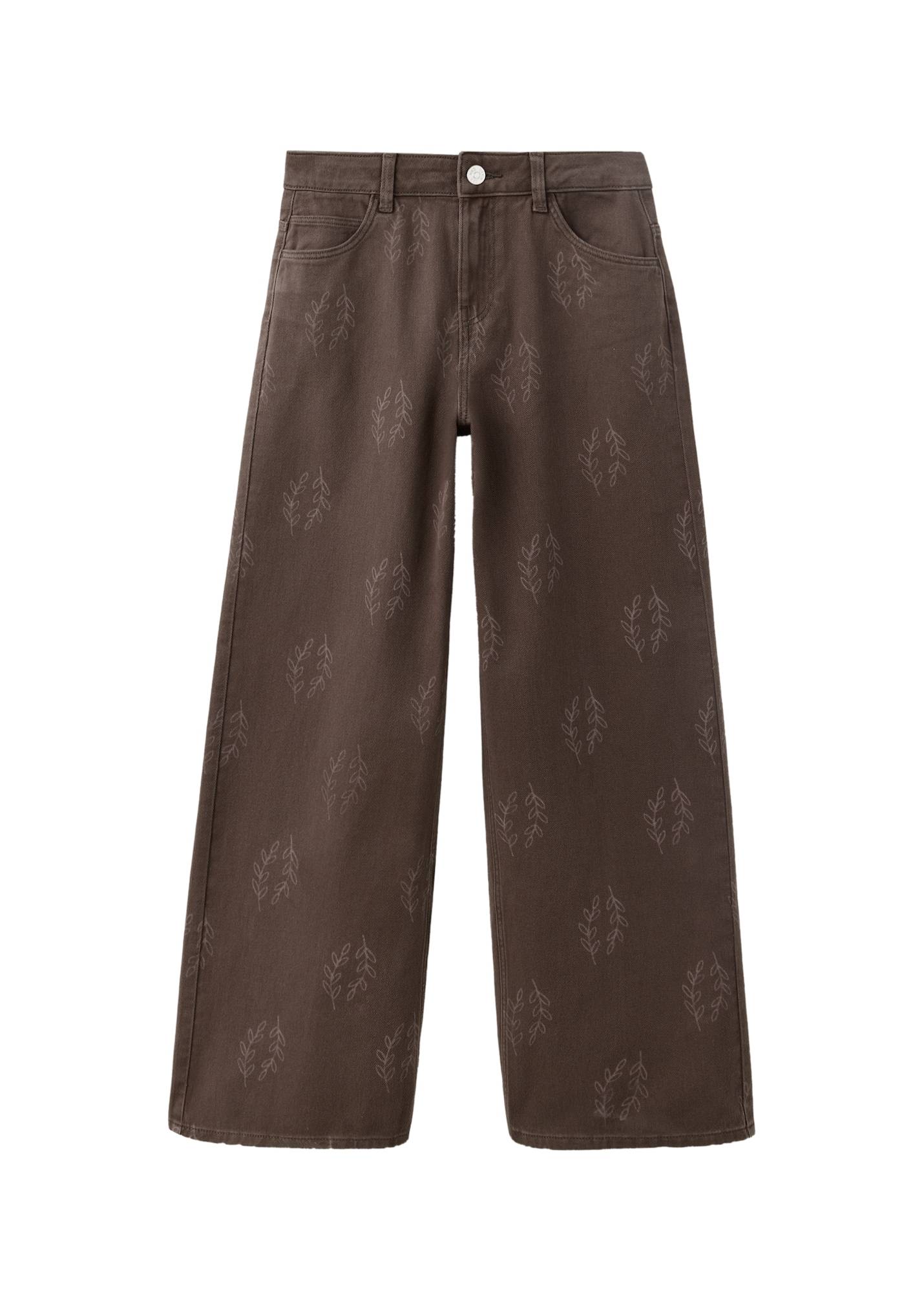 MANGO KIDS Bukser 'BROTE'  brun / choko