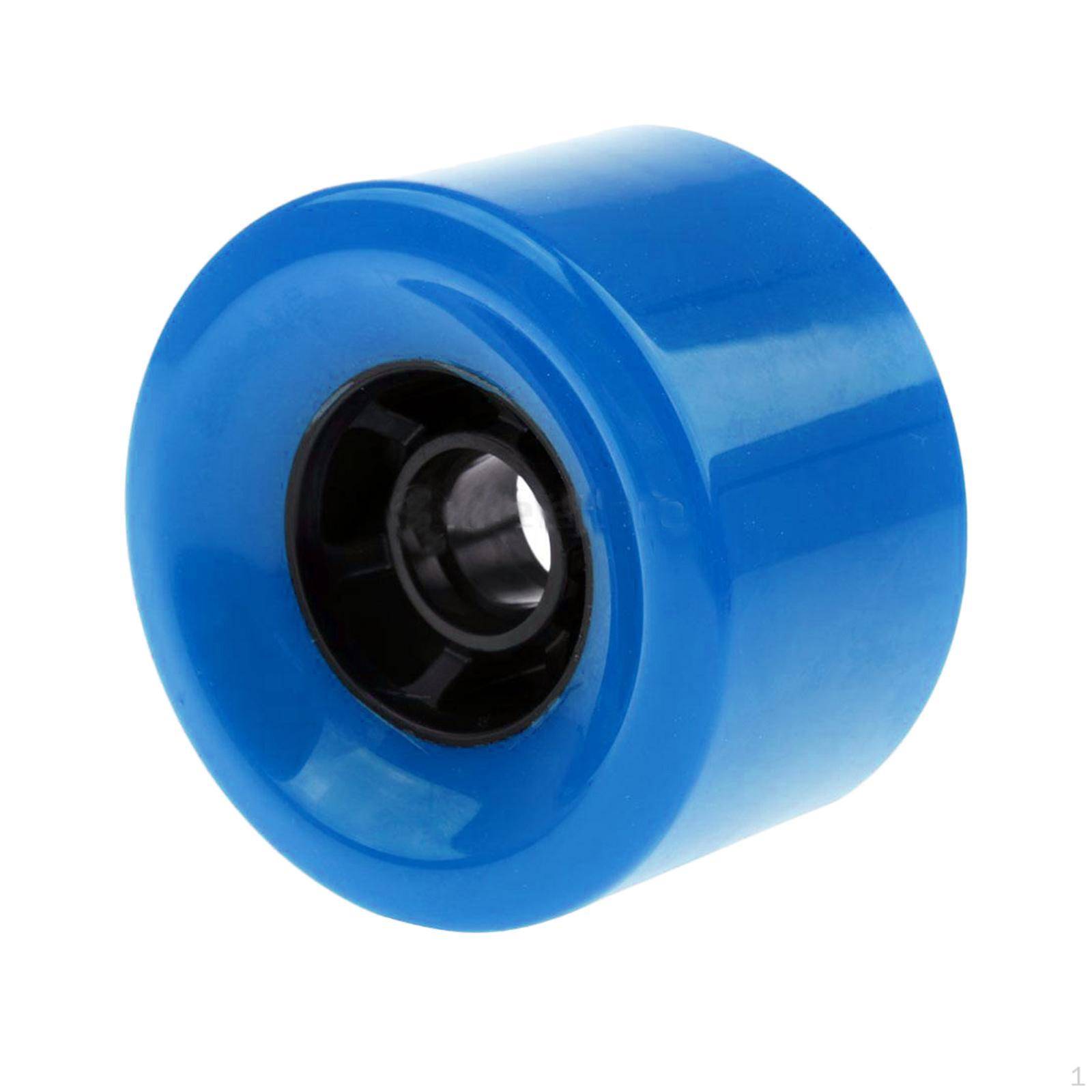 Högpresterande longboardhjul för skateentusiaster black
