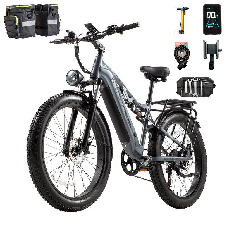 ITSTANDS RX26 large tyre 1500W e-bike 48V/20Ah electric bike for adults 7 speeds electric motorcycle urban commuter bike