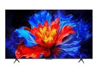 TCL 55P8K - 55 Diagonal klass (54.5 visbar) - P8K Series LED-bakgrundsbelyst LCD-TV - QLED - Smart TV - Google TV - 4K UHD (2160p) 3840 x 2160 - HDR - Quantum Dot - borstad aluminium