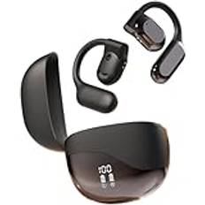 Öppna Hörlurar, True Wireless Headphones, Real Time Language Translator Earbuds, Translator Pods För IOS & Android, Travel Business Learning,Black