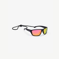 Virgo Polarized Sports Sunglasses Unisex Black/Pink Coral, Størrelse:One Size - Tilbehør > Briller