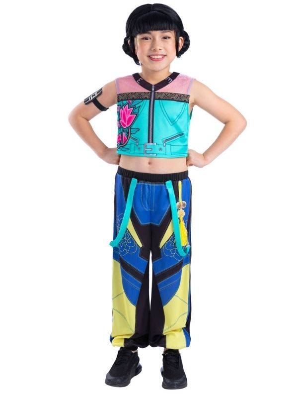K-Pop Demon Hunters Zoey maskeradkläder - 7-8 år - 128 cm