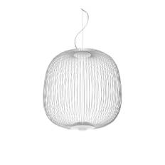 Foscarini - Spokes 2 Susp dimmable, Graphite, Incl. LED 38,5W 2700K 2780 lm CRI>90 80lm/W - Pendellamper - Garcia Cumini - Grå