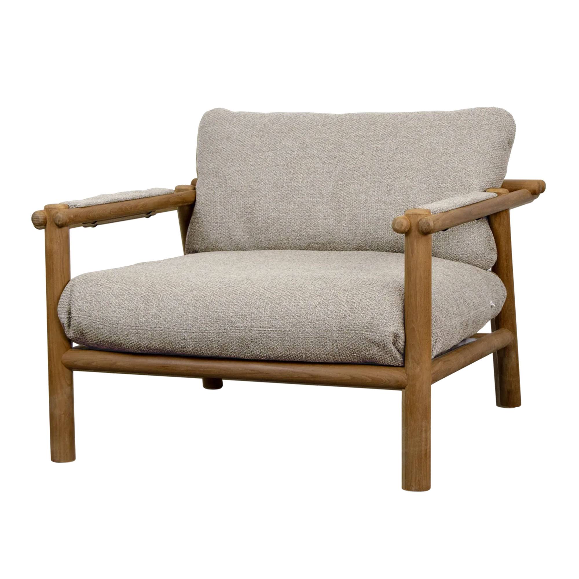Sticks Loungestol Teak/Light brown, Cane-line Rise.
