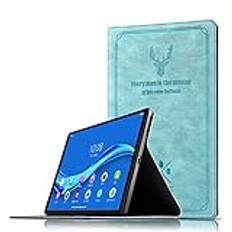 För väska för Lenovo Tab M10 Plus 10,3 TB-X606F TB-X606X skyddsskal PU-läder för Lenovo TAB M10 FHD Plus 10,3 surfplattefodral – blå