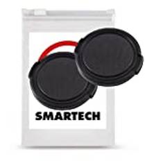 SMARTECH Flat Lens Cap 55Mm - Skyddslock Som Är Kompatibla Med Alla Märken - 2 St