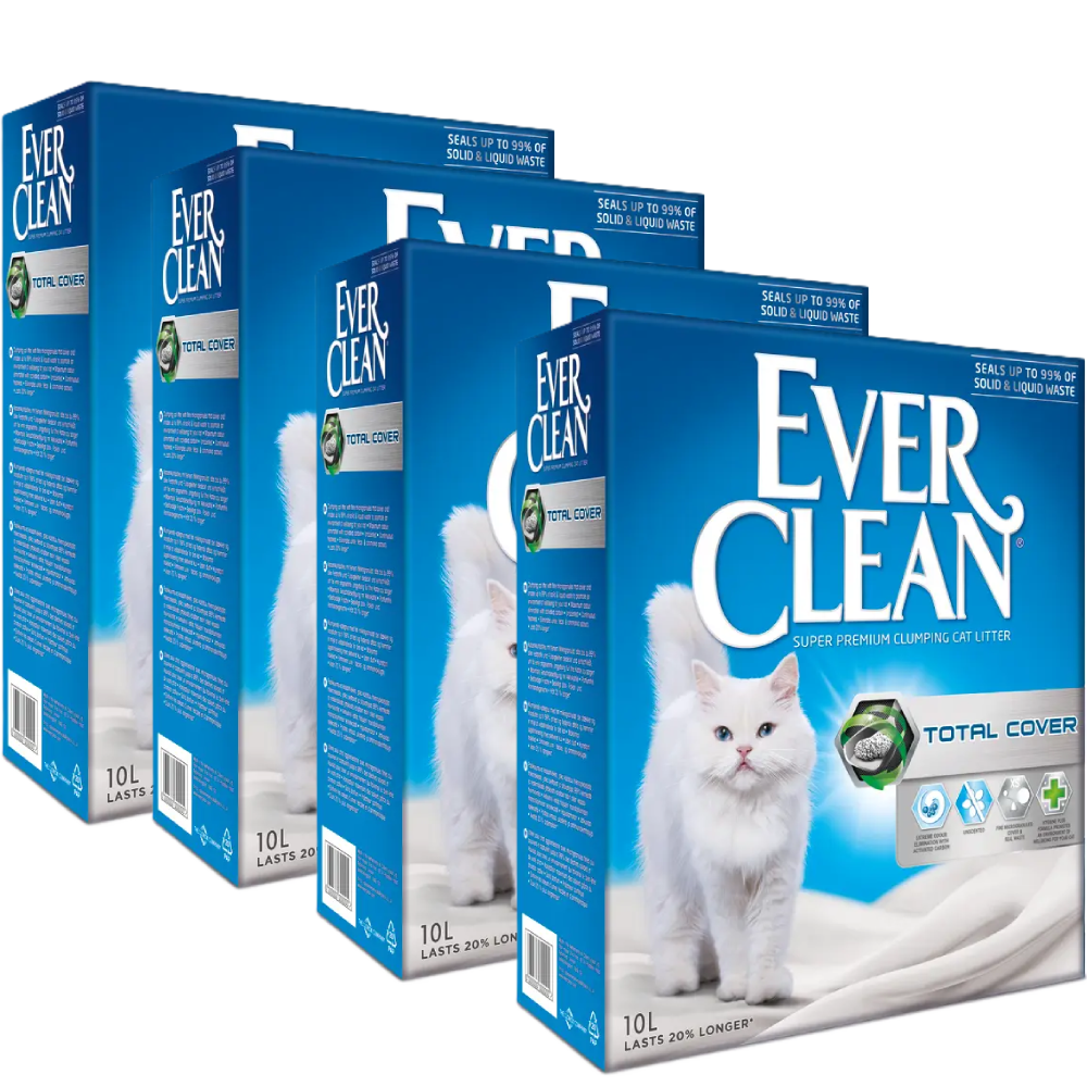 Ever Clean Total Cover - Kattsand 4 x 10 L