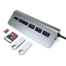 Satechi USB-C Multiport Adapter 5-in-1 - USB Hub & Kortlæser - Space Grey