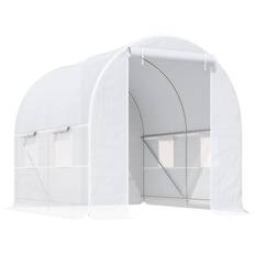 Tunnel Drivhus Hvid 245 x 200 x 200 cm