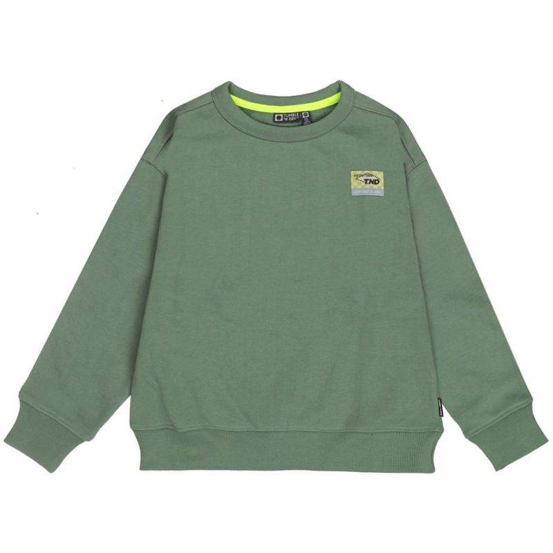 Tumble'n Dry Dover sweatshirt til drenge - mørkegrøn