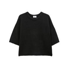 Filippa K - Yak stickad topp - dam - ull/jak/polyamid/Elastan - M - Svart