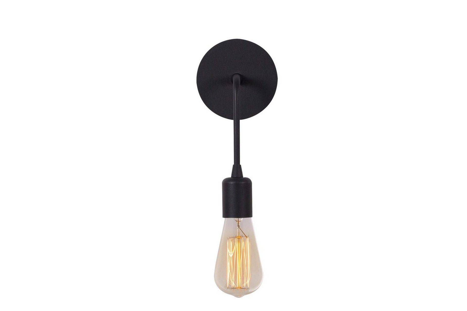 Vägglampa Lysar Svart - Svart Sänglampa vägg