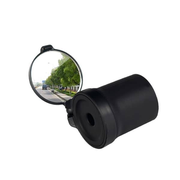 Cykelspejl til styrender 360° roterbart bakspejl til vej- og fritidscykling, 36mm poleret ABS kugleled med skrue-lås, passer installationsdiameter 1.8