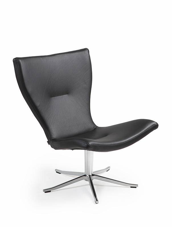 Conform - Gyro Fåtölj (Tyg A, Svart Aluminium)