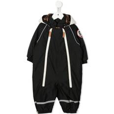 Mini Rodini - Alaska Panda overall med huva - barn - polyester/polyester - 68 - Svart