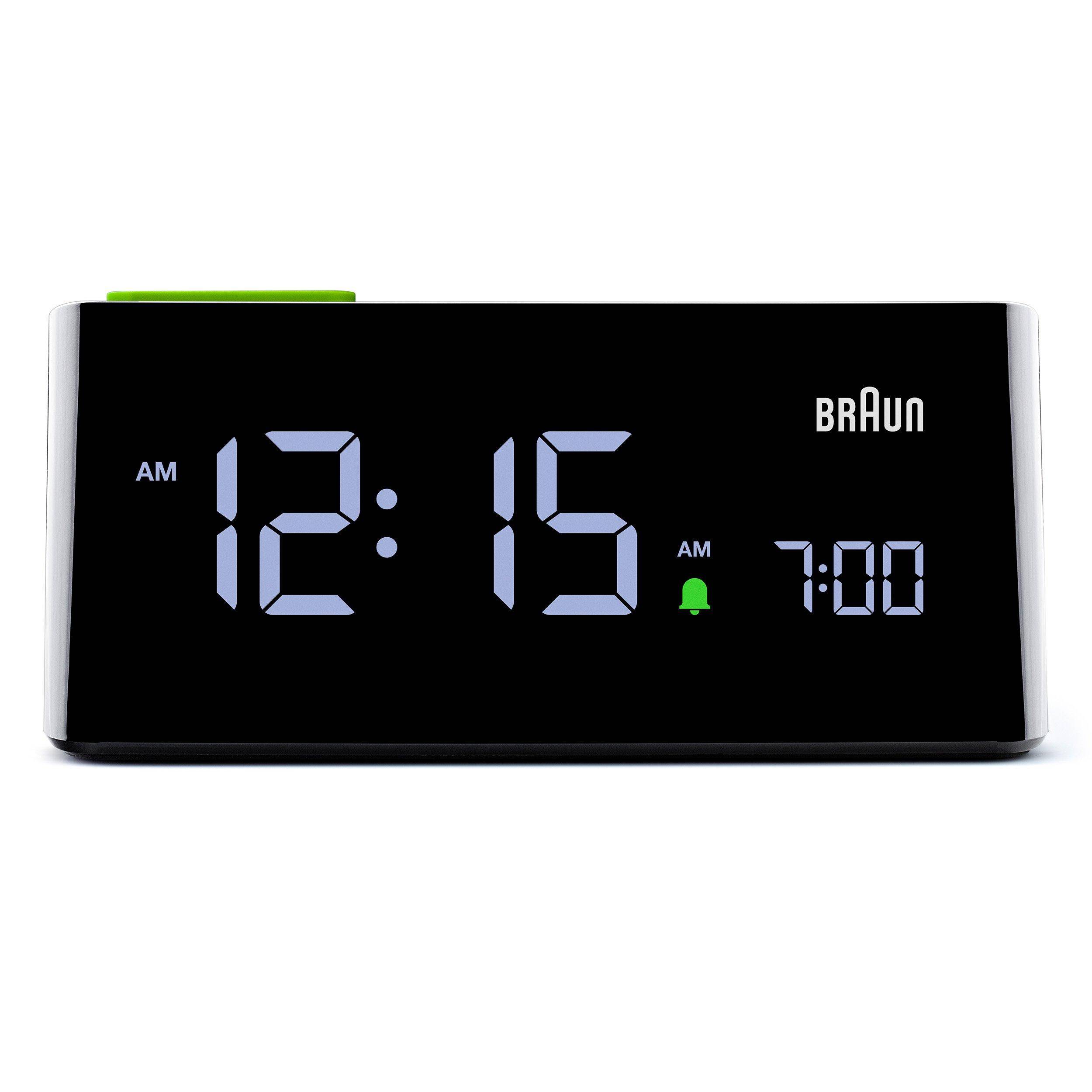 Braun Clocks Braun Digital Alarm Clock With Va Lcd Display