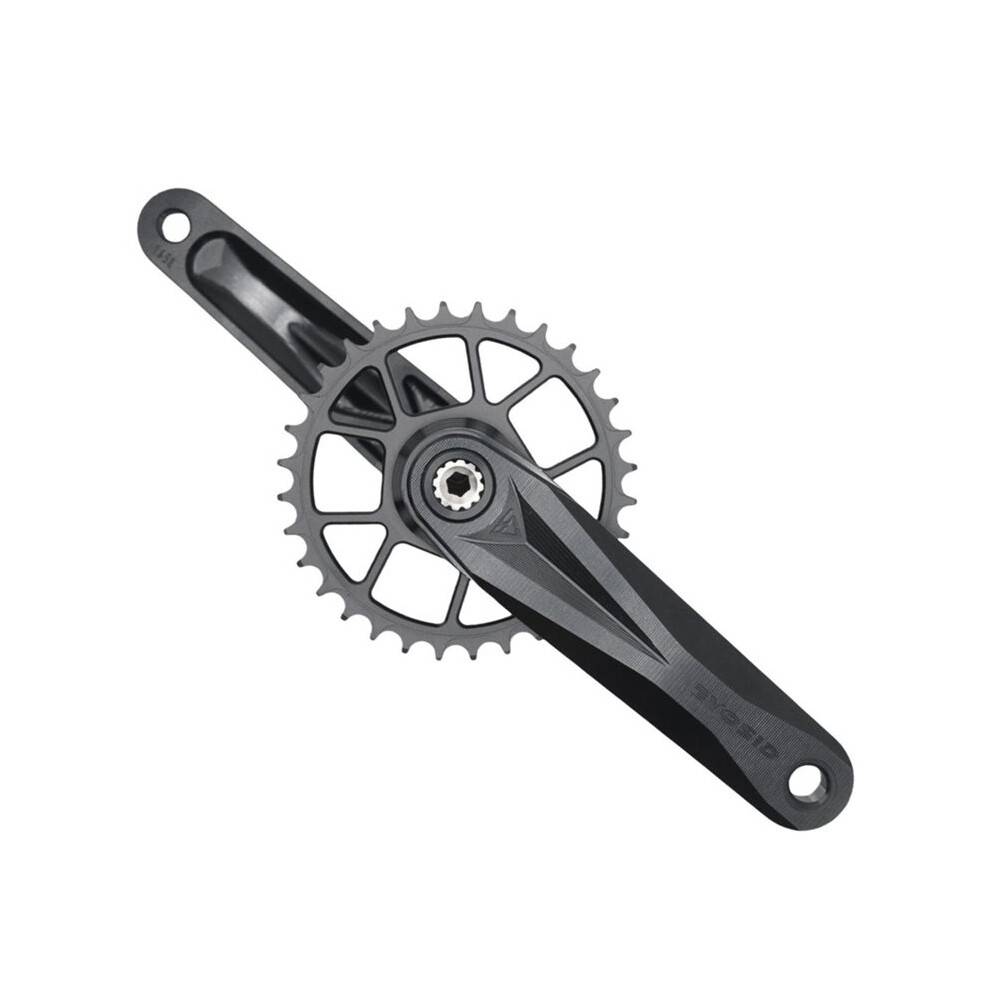 EVOSID 160mm Mtb Crankset Hollow Integrated 12s Crank MTB Single Chainring Crankse for DH AM XC Black36T