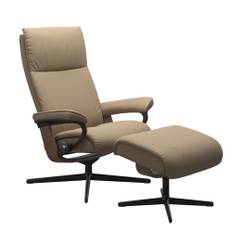 Stressless® Aura (M) Cross lænestol - Funghi