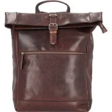 Roma Business-Rucksack Leder 40 cm Laptopfach