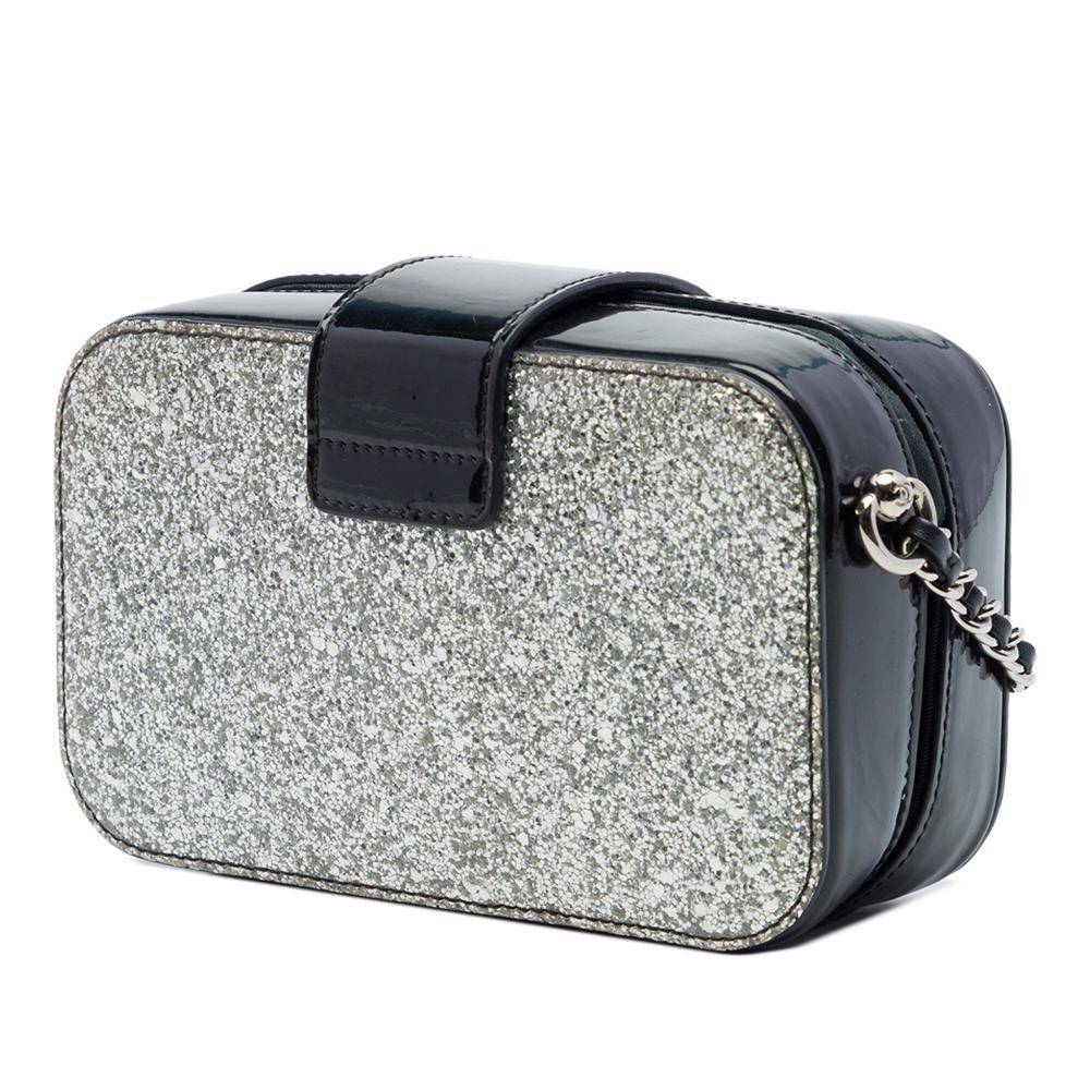 Chanel Vintage Crossbody Bag Stl.  - Silver (L 10cm x W 16cm x D 6cm)