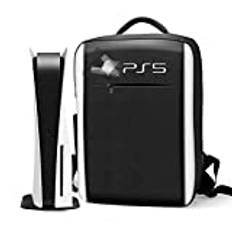 Console Carrying Case Storage Backpack for PS5,Travel Protective Bag High Capacity Holder Laptop Business Organizer (1)