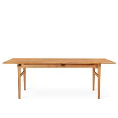 CH327 Spisebord 248x95 - Olieret teak/eg