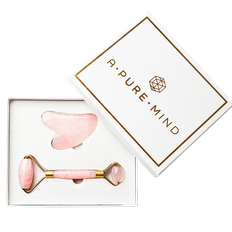 A Pure Mind Faceroller Gua Sha Rose Quartz (1 stk)