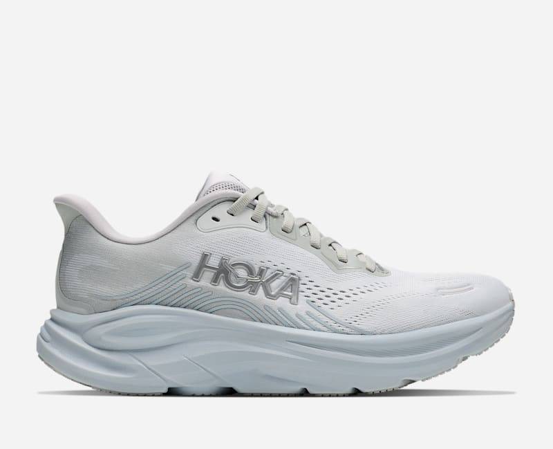 HOKA Clifton 11 Schuhe für Damen in Stardust/Mineral Blue Größe 38 | Straße