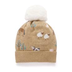 Purebaby Purebaby Natural On The Farm Beanie