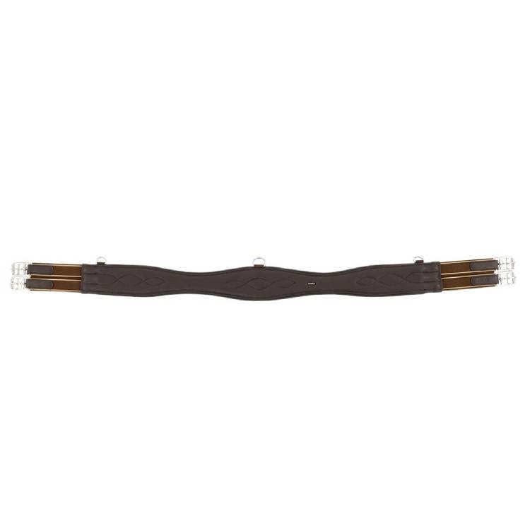 Premiere Quimper Sadelgjord Läder hopp/allround - Mörkbrun - 145 cm.