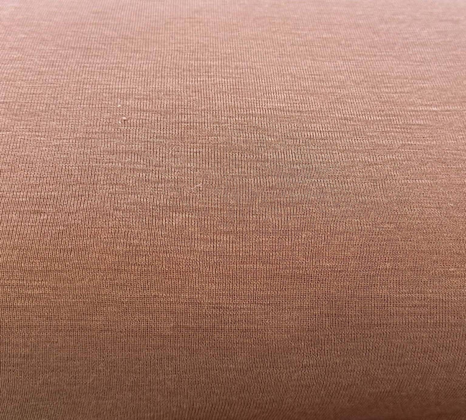 Uldjersey i 100% Merinould, Tegl.