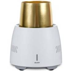 Bärbar smart minikylskåp kylskåp omedelbar kylkopp usb kylskåp snabbkylningsenhet hembilskontor - Vitt och guld