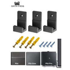 DATA FROG Väggfäste för PlayStation 4 Universal Controller Holder Stand Storage Rack med skruvar för PS 4 Pro/PS 4 Slim Tillbehör - form (Stil 3)