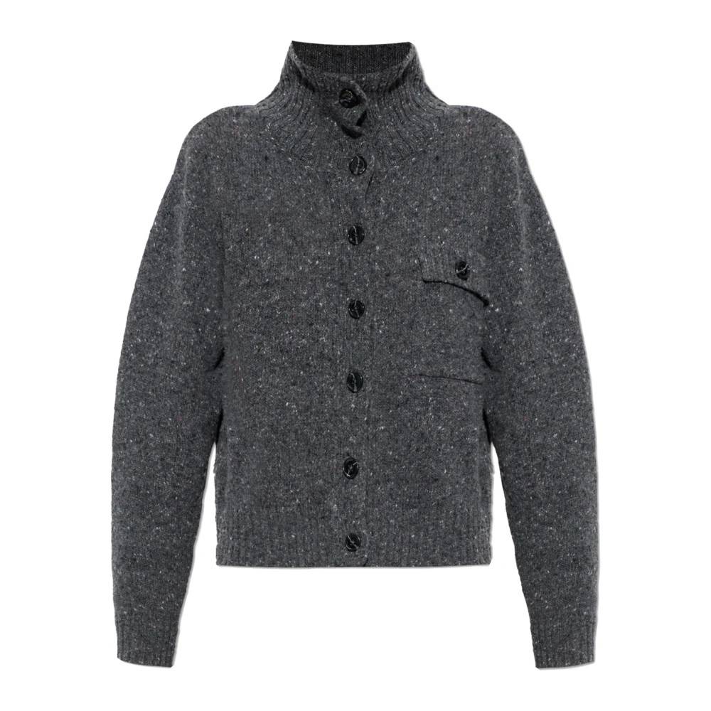 Samsøe Samsøe Salois Cardigan - Strik - Dame - Grå - XS - Uld