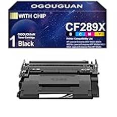 OGOUGUAN Kompatibel tonerkassett 89X CF289X 89A CF289A 89Y CF289Y med chip för Laserjet Enterprise M507 M507x M507n MFP M528dn M528f M528 M507dn M528c M528z skrivare (89X, 100000 Sidor)