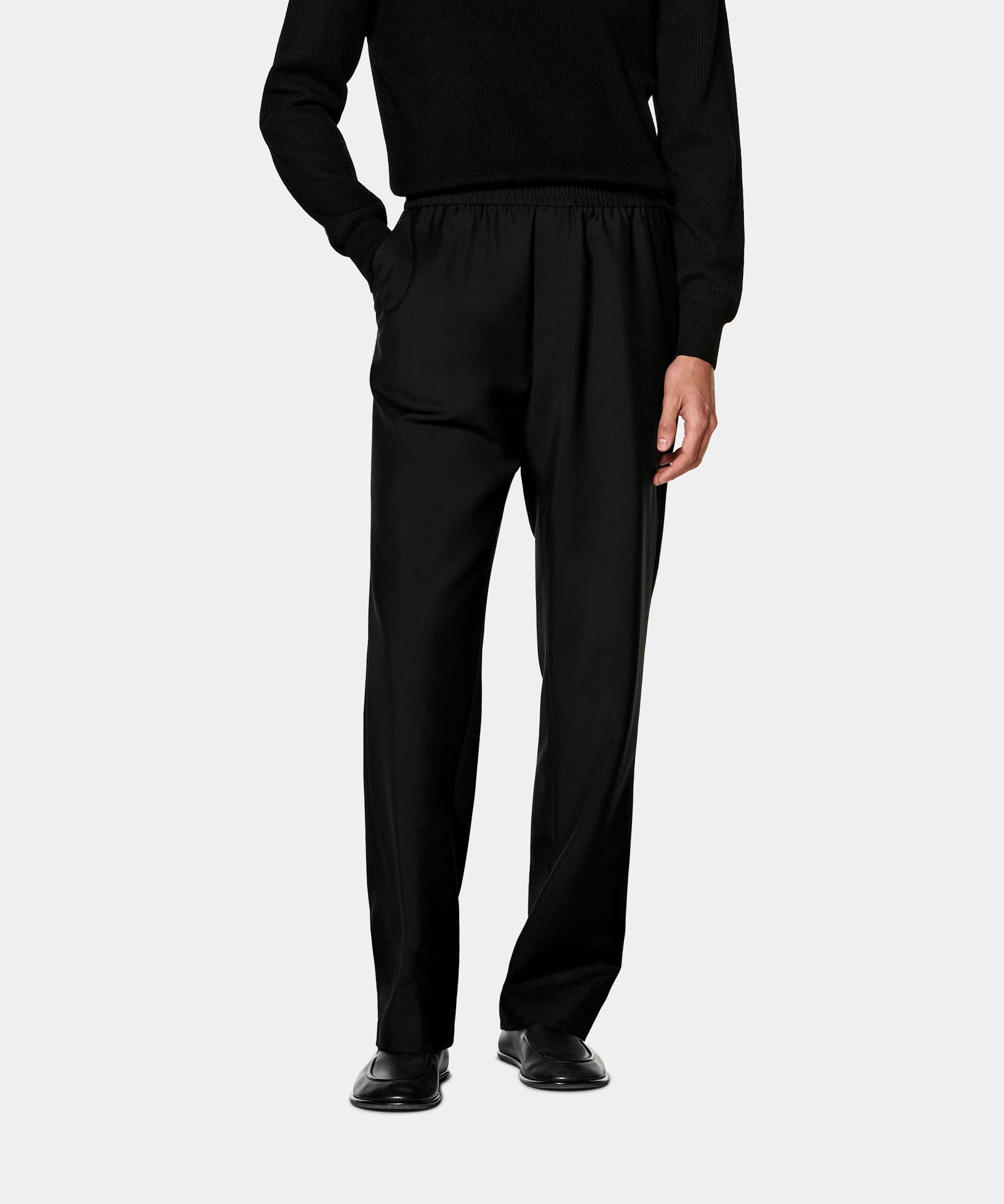 Black Wide Leg Trousers