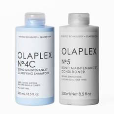 Olaplex No.4C Bond Maintenance Clarifying Shampoo 250ml and No. 5 Bond Maintenance Conditioner 250ml Duo