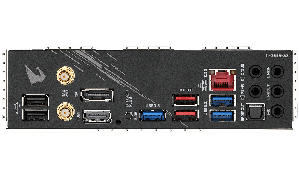 Gigabyte B550 AORUS ELITE AX V2 1.0 Processorfamilie AMD, Processor socket AM4, DDR4 DIMM, Memory slots 2, Antal SATA stik 4 x SATA 6Gb/s stik,.