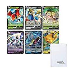 Titankort - Pokemon 5 x slumpmässiga ULTRA RARE kort paket (GX/V-kort) + TitanCards® Toppmatad