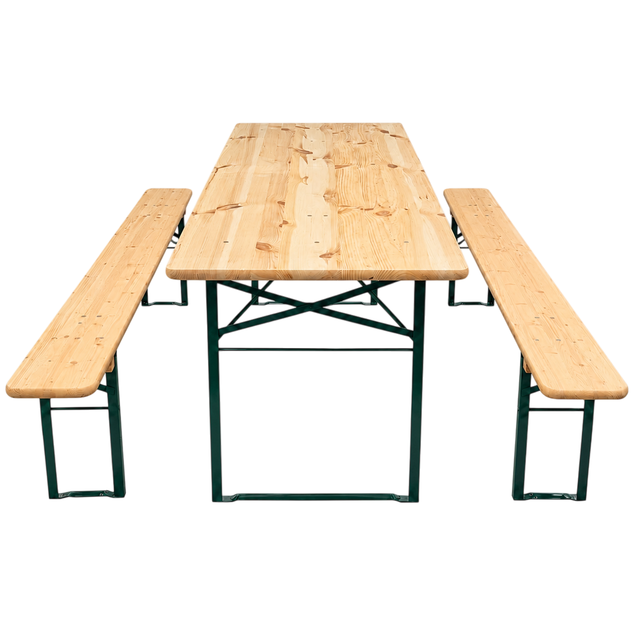 Standard bord-/bænkesæt 220x80cm Naturfarvet.