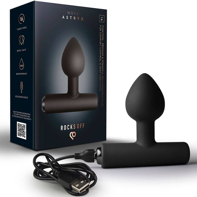 Nova Astryx – Uppladdningsbar Analplug med 16 Funktioner