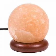 Himalayan Mini Salt Lamp Sphere Orange USB