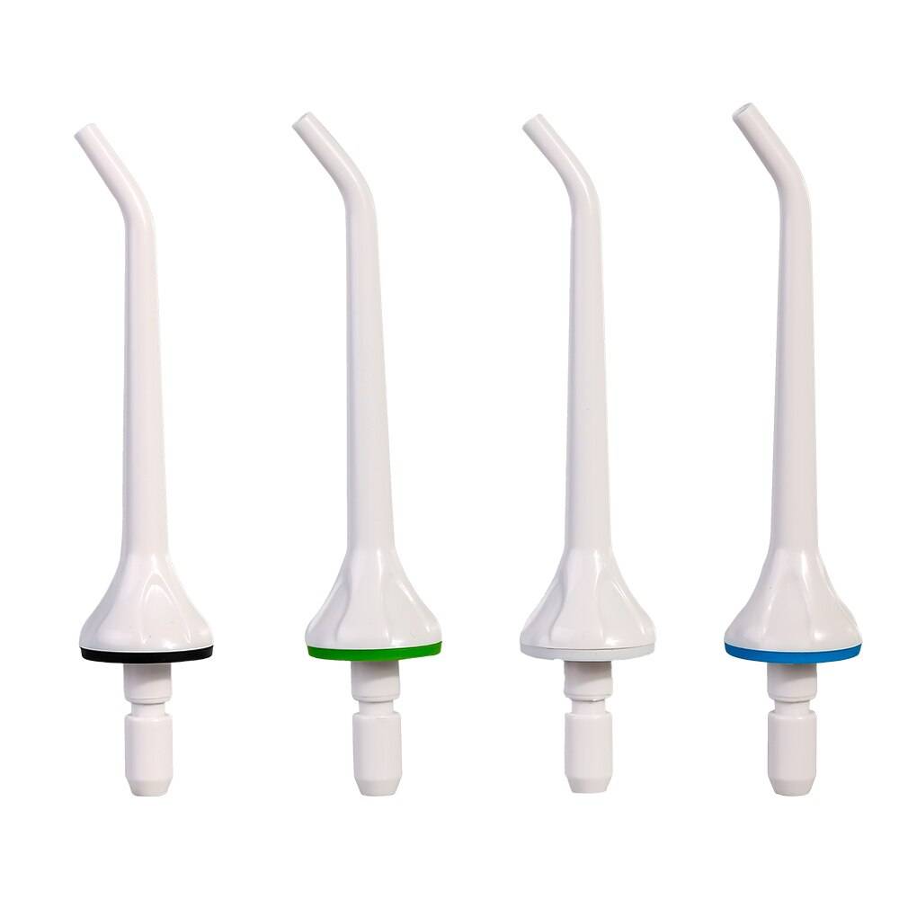 Akunbem ipx 7 bärbar sladdlös vattentråd uppladdningsbar jettråd dental surfer vattentät oral irrigator 300ml - Endast 4 munstycken