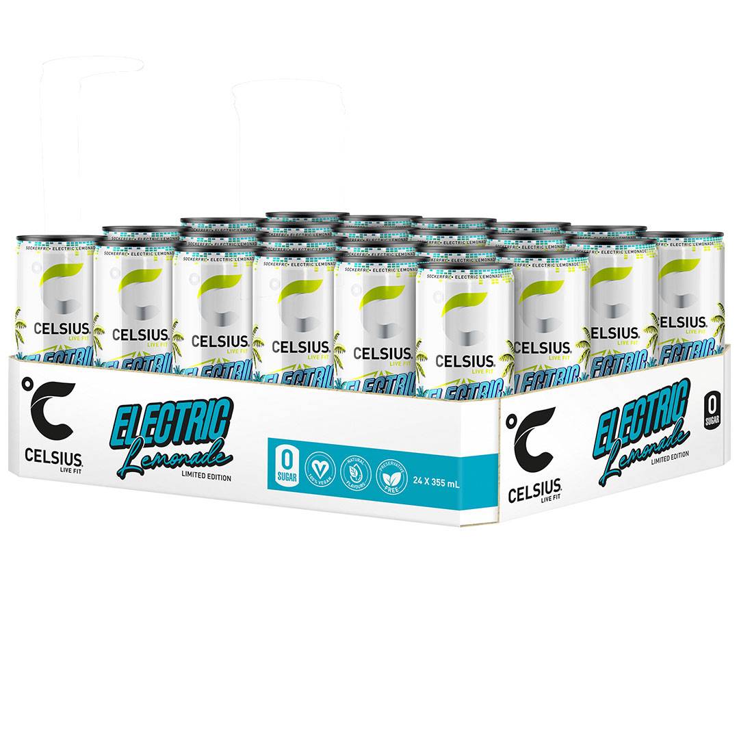 24 X Celsius 355 Ml Electric Lemonade Super Deal