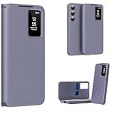 Hülle Magnetiskt flipfodral för Galaxy S22 fodral läder + kortplats + visningsfönster, trådlös laddningsfolio för Samsung Galaxy S22 (5)