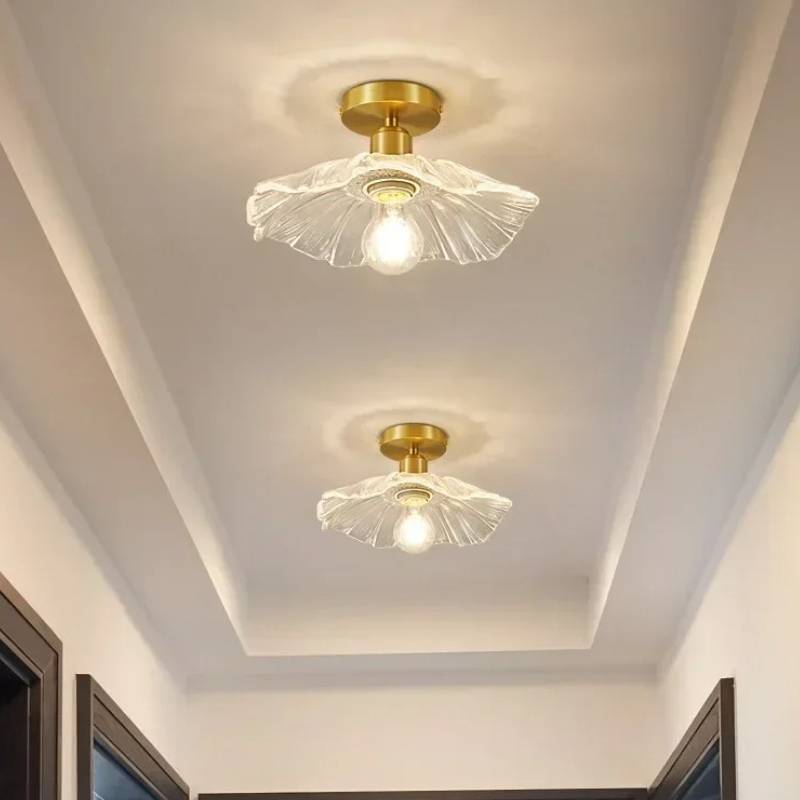 Nordic Acryl Flower Ceiling Lamp for Living Room Bedroom Dining Room Lighting Simple Modern Hanging Light Fixture for Home Decor