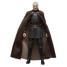 Star Wars The Black Series Count Dooku Actionfigur – 15 cm – 20-års jubilæumsudgave – Rød Lyssværd – (4+år)